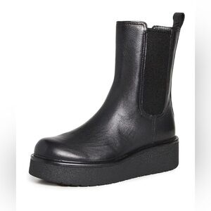 NIB Vince Britton Black Bootie 8